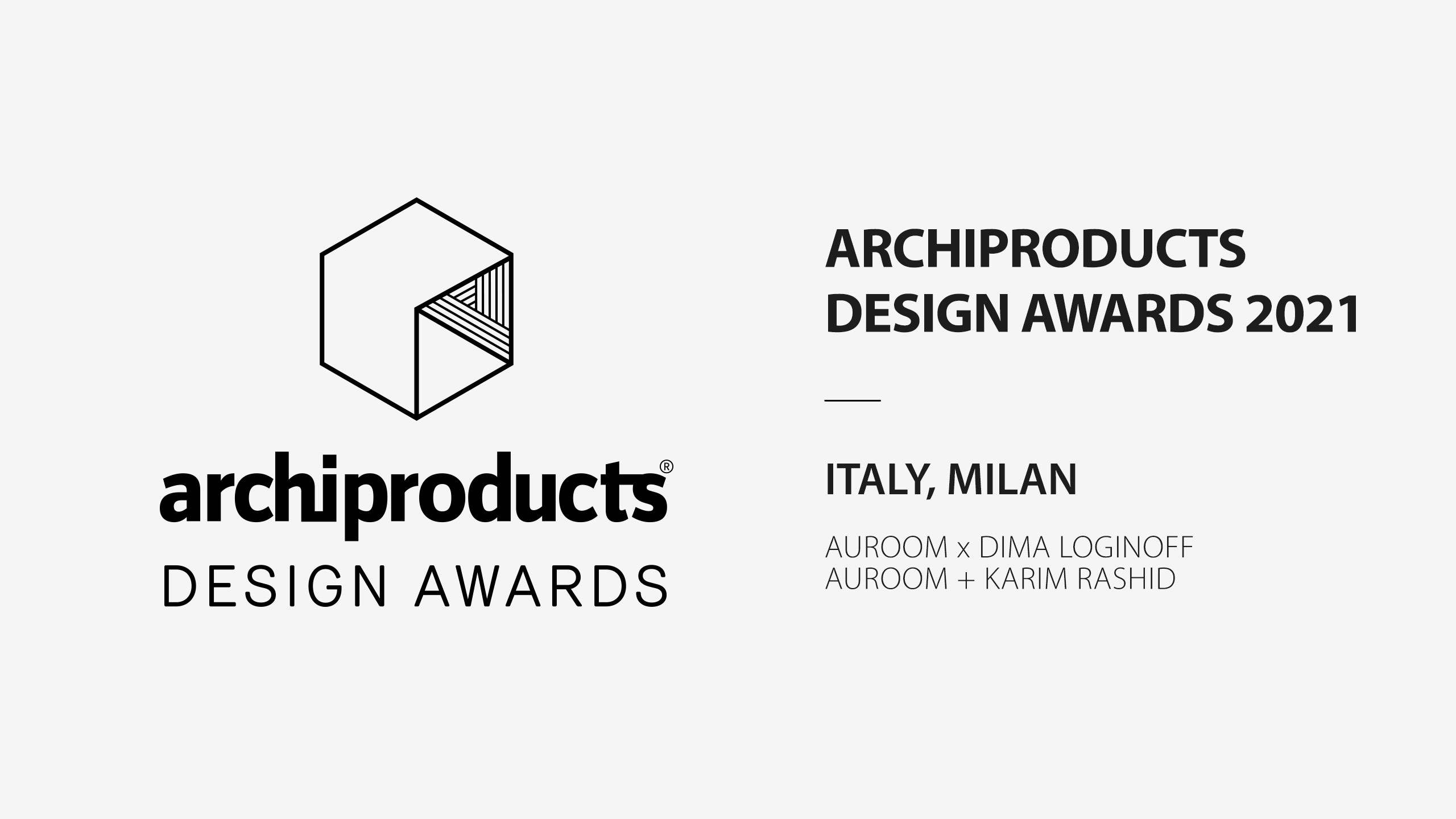 Светильники ARCHIPRODUCTS DESIGN AWARDS ITALY 2021
